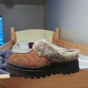 Scetchers Suede Clogs. Worn once