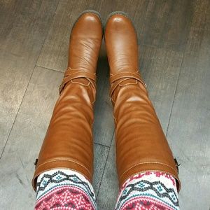 MADDEN GIRL ZUZU brown boots sz 7.5