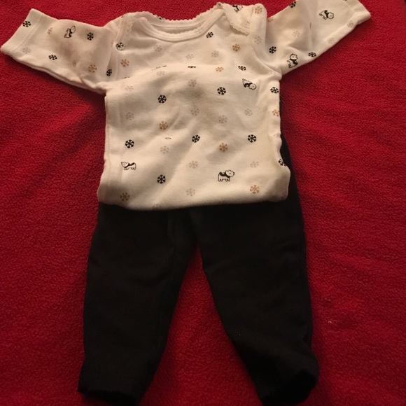 Flannel dress with leggings and shirt - Picture 2 of 3