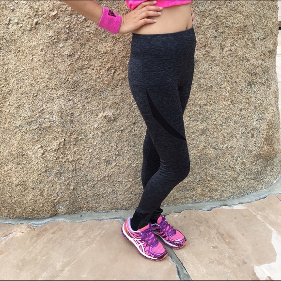 NWT Mesh Yoga Workout Leggings Sport - Picture 2 of 4