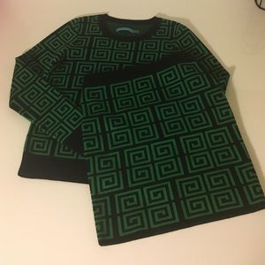 Alice and Olivia green 2 piece set