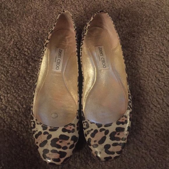 ✨ Jimmy Choo ✨ cheetah print ballet flats