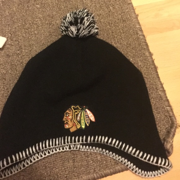 Blackhawks beanie!