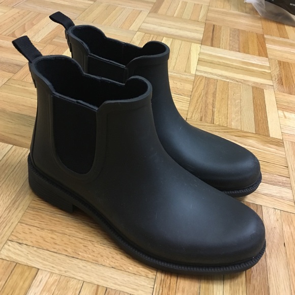 Madewell Black Rainboots
