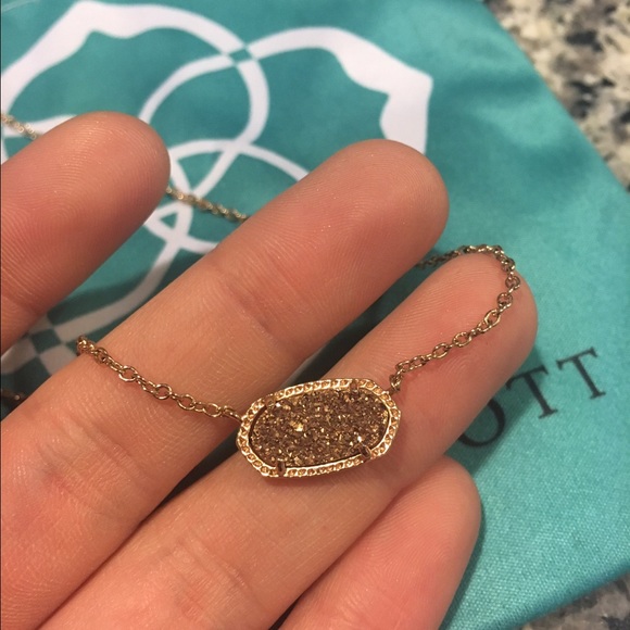 Rose Gold Elisa Kendra Scott Necklace