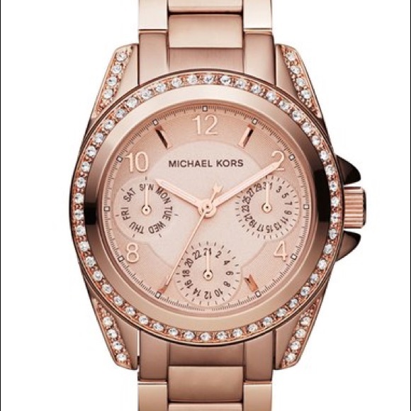Michael Kors "Mini Blair" rose gold watch