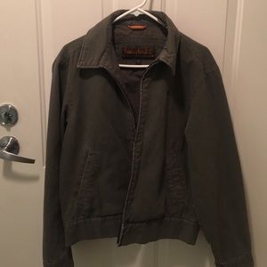 Men's Olive Green Timberland Jacket Zip Up