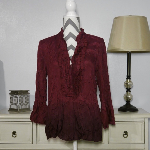 NWT Tag Nine West Womens Blouse Size Small Holiday - Picture 1 of 3