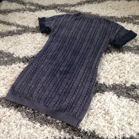 NWT Gray Long Tunic Knit Sweater Size S - Picture 3 of 4