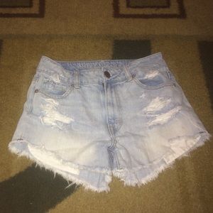American Eagle high-waisted jean shorts