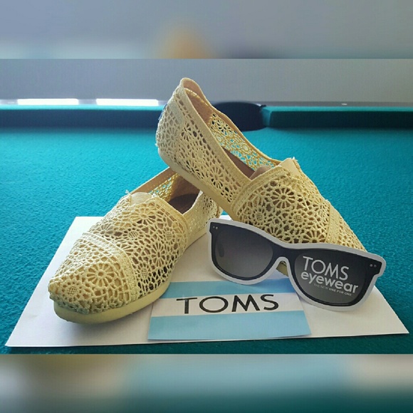 Toms Yellow Crochet
