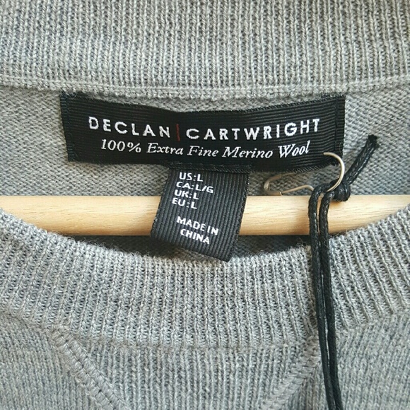 Declan Cartwright 100% Wool Sweater