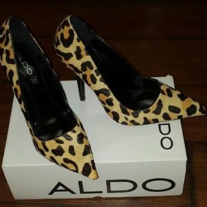Aldo Leopard heels