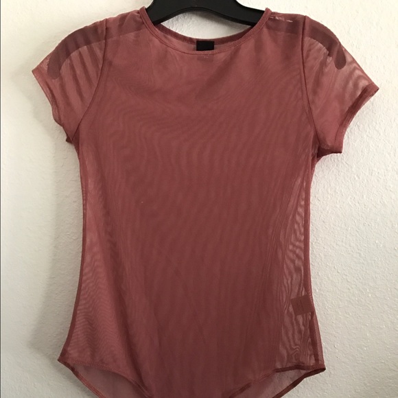 NWOT Women's Mesh body suit juniors size