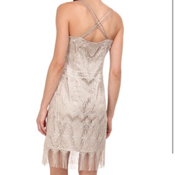 💎Jessica Simpson Gold Fringe Dress NWT! - Picture 2 of 8