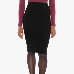 Ponte Mid-Length Pencil Skirt