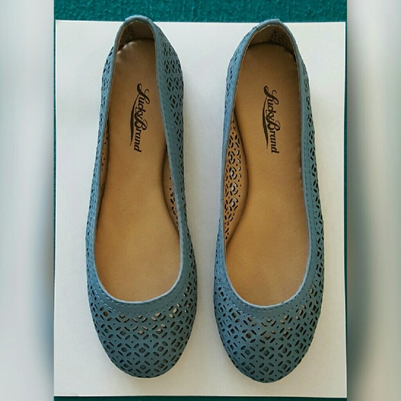 Lucky Brand Blue Flats - Picture 1 of 3