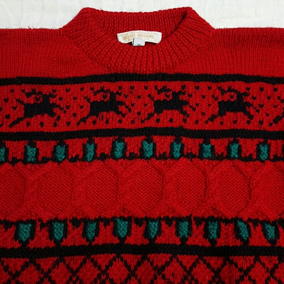 brooks brothers christmas sweater