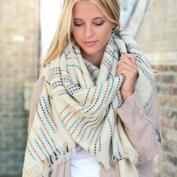 Owl About Happy Accessories - Oatmeal Blanket Scarf