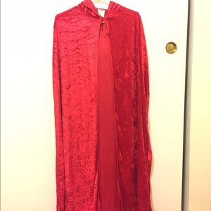 Red cape costume