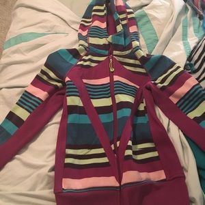 Ivivva stripped sweatshirt size 10