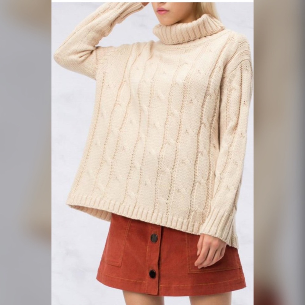 Beautiful/warm in blush! Vent back sweater! LAST 2 - Picture 2 of 3