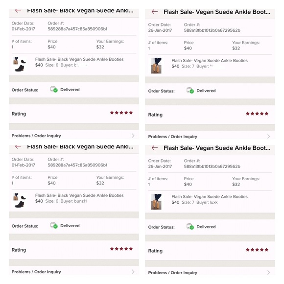 Vegan Suede Ankle Booties - Picture 4 of 4