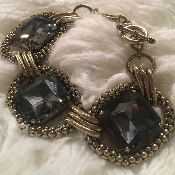 Bronze Rhinestone Bracelet - Picture 2 of 4