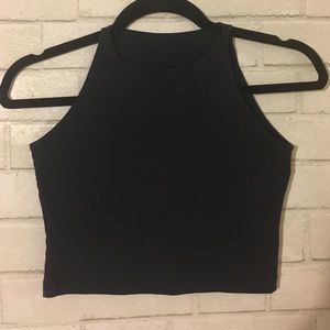 AA Navy blue tight crop top