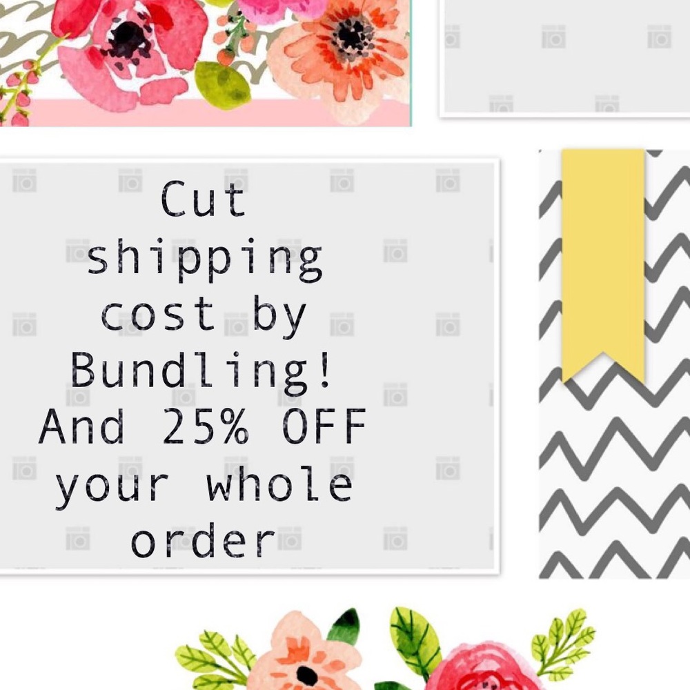 BUNDLE & save on shipping