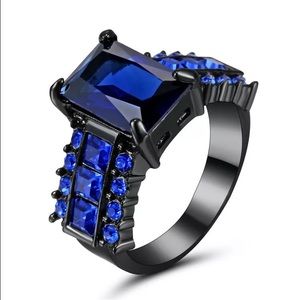 Blue sapphire ring size 8