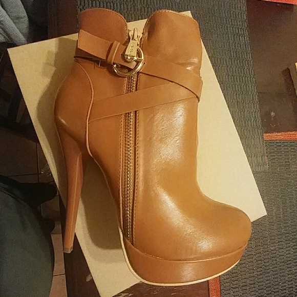 💗LAST PAIR💗 Botties High Heel Cammel - Picture 3 of 7