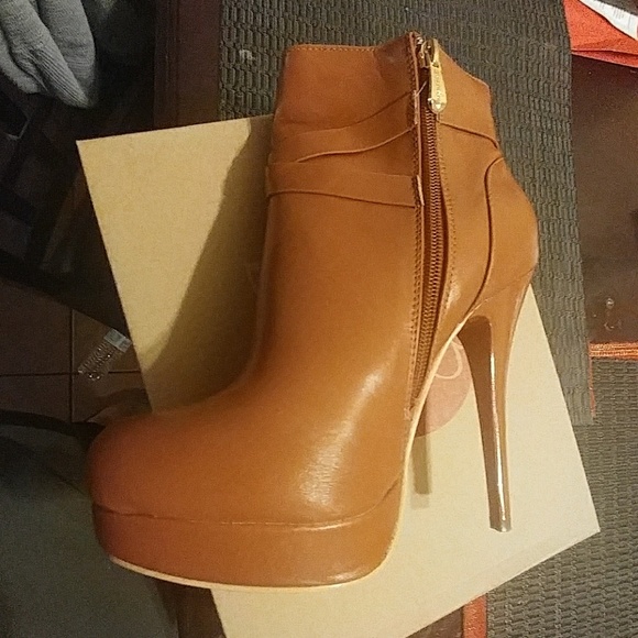 💗LAST PAIR💗 Botties High Heel Cammel - Picture 4 of 7