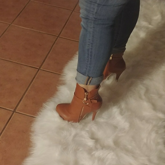 💗LAST PAIR💗 Botties High Heel Cammel - Picture 6 of 7