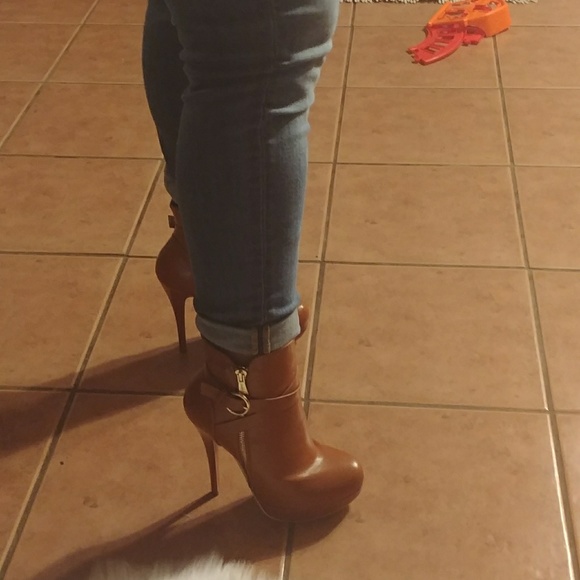 💗LAST PAIR💗 Botties High Heel Cammel - Picture 7 of 7