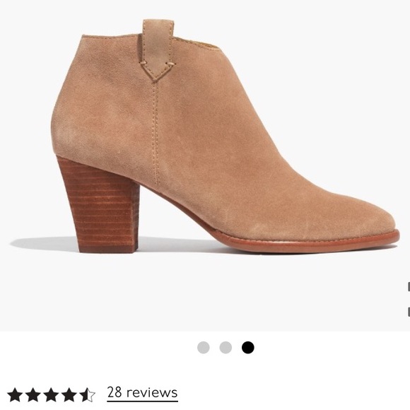 Madewell billie boot in suede