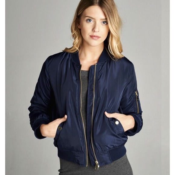 Host Pick✨ Plus Size Bomber Jacket - Picture 4 of 4