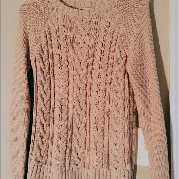 Cable sweater
