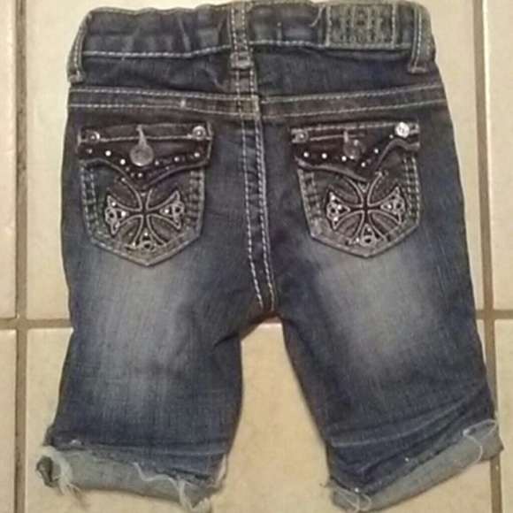 Baby jeans r cuff to make shorts