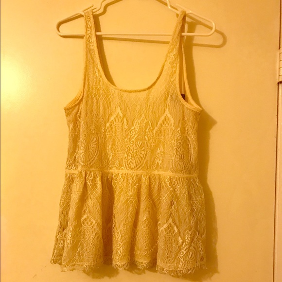 Lace tank top