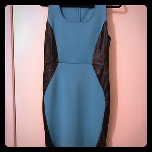 Blue Scuba Dress