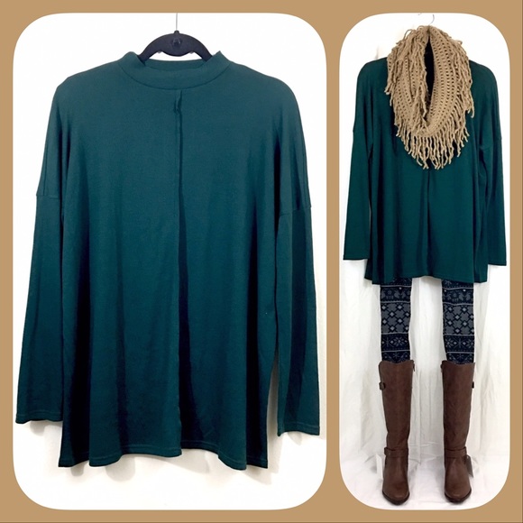 Green Tunic Top - Picture 3 of 3