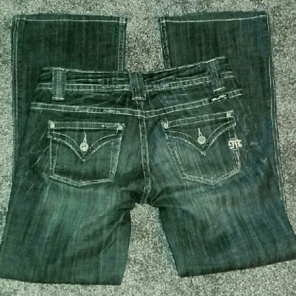 Miss Me size 29 jeans. Gray (Jet Reno) Like new - Picture 1 of 3