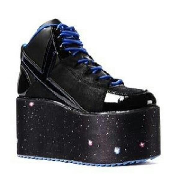 Rare Yru Qozmo Galaxy Dolls Kill Platform Shoes