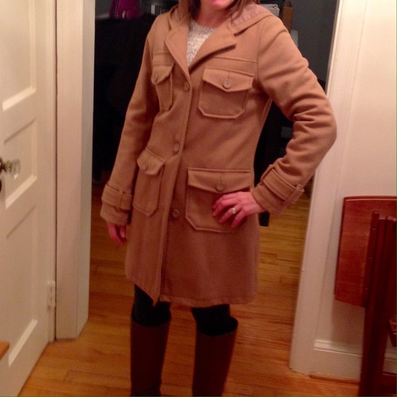 Camel Old Navy coat