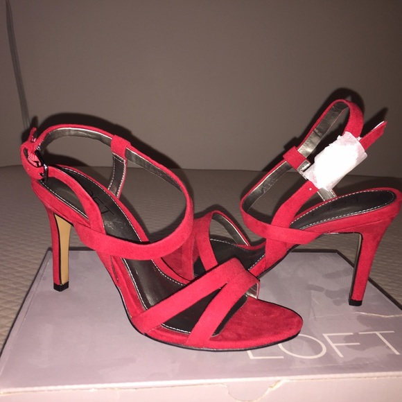 Brand new - LOFT Red strappy sandals