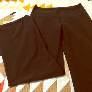 Nike DRI-FIT black wide leg yoga pants size M.