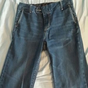 Size 10 big flare jeans.