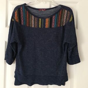 Lightweight blue sweatshirt