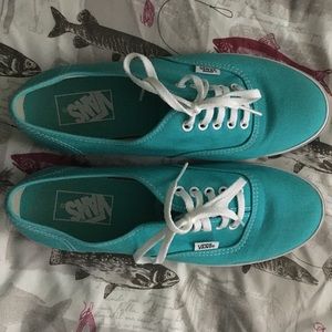 Turquoise vans